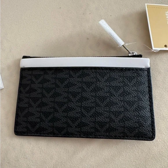 ✨NWT✨Michael Kors Jet Set Black Card Case - Picture 4 of 9